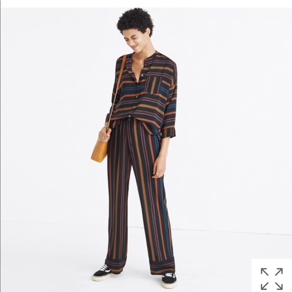 Silk Clermont Striped Shirt by Madewell - Picture 2 of 3